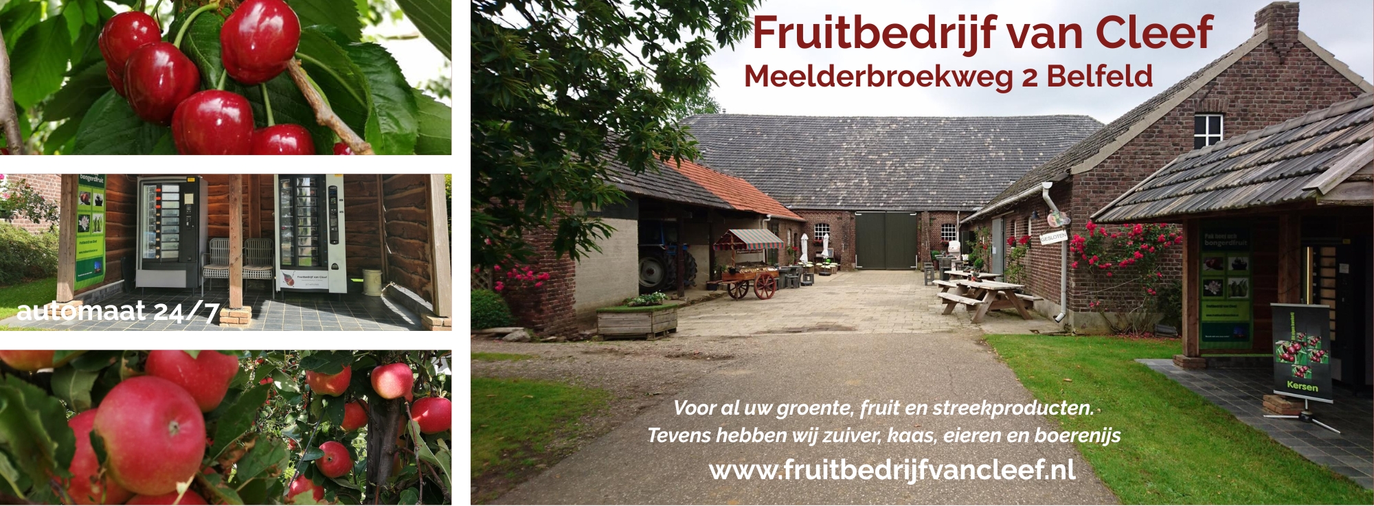 Advertentie fruitbedrijf van Cleef