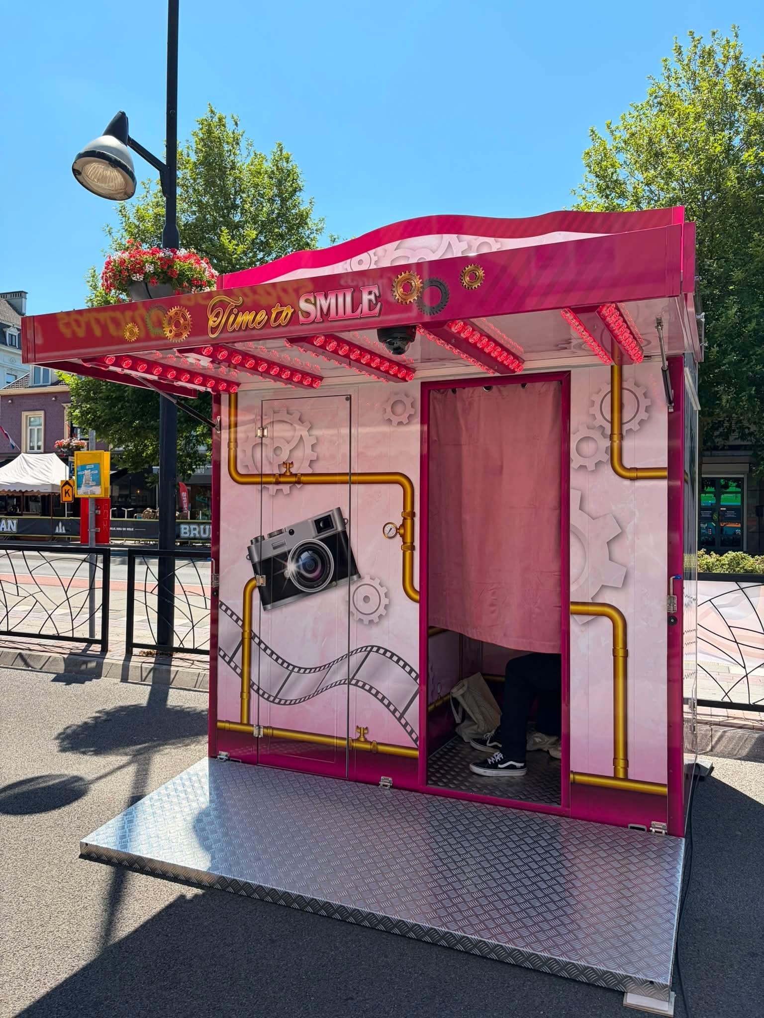 Photobooth van Timmermans op de Belvendse Kermis